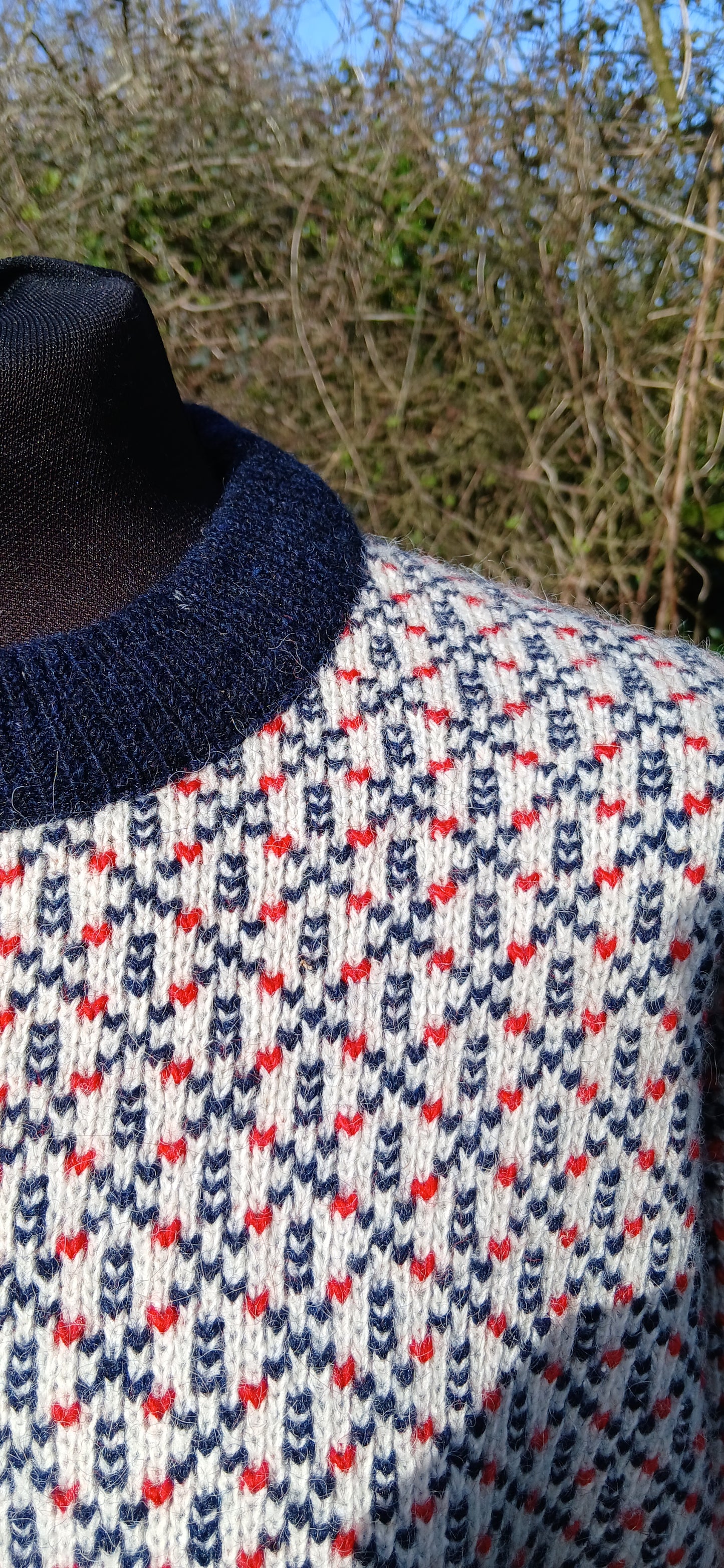 Vintage Norwegian sweater size 12/14