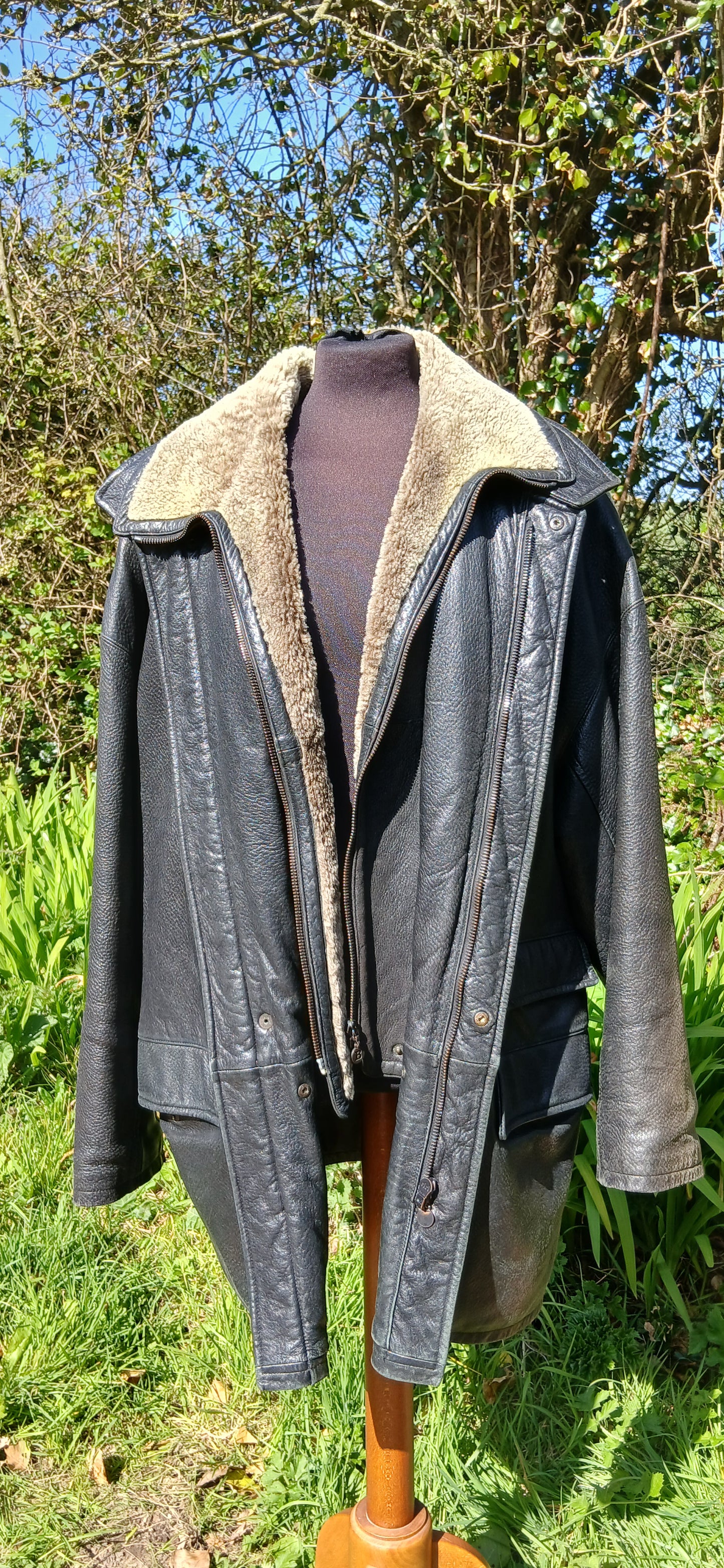 Vintage leather jacket size 18