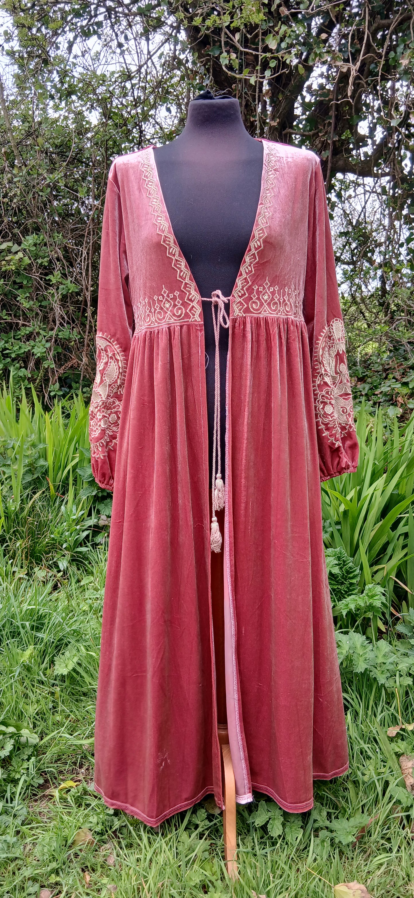 Velvet kimono one size