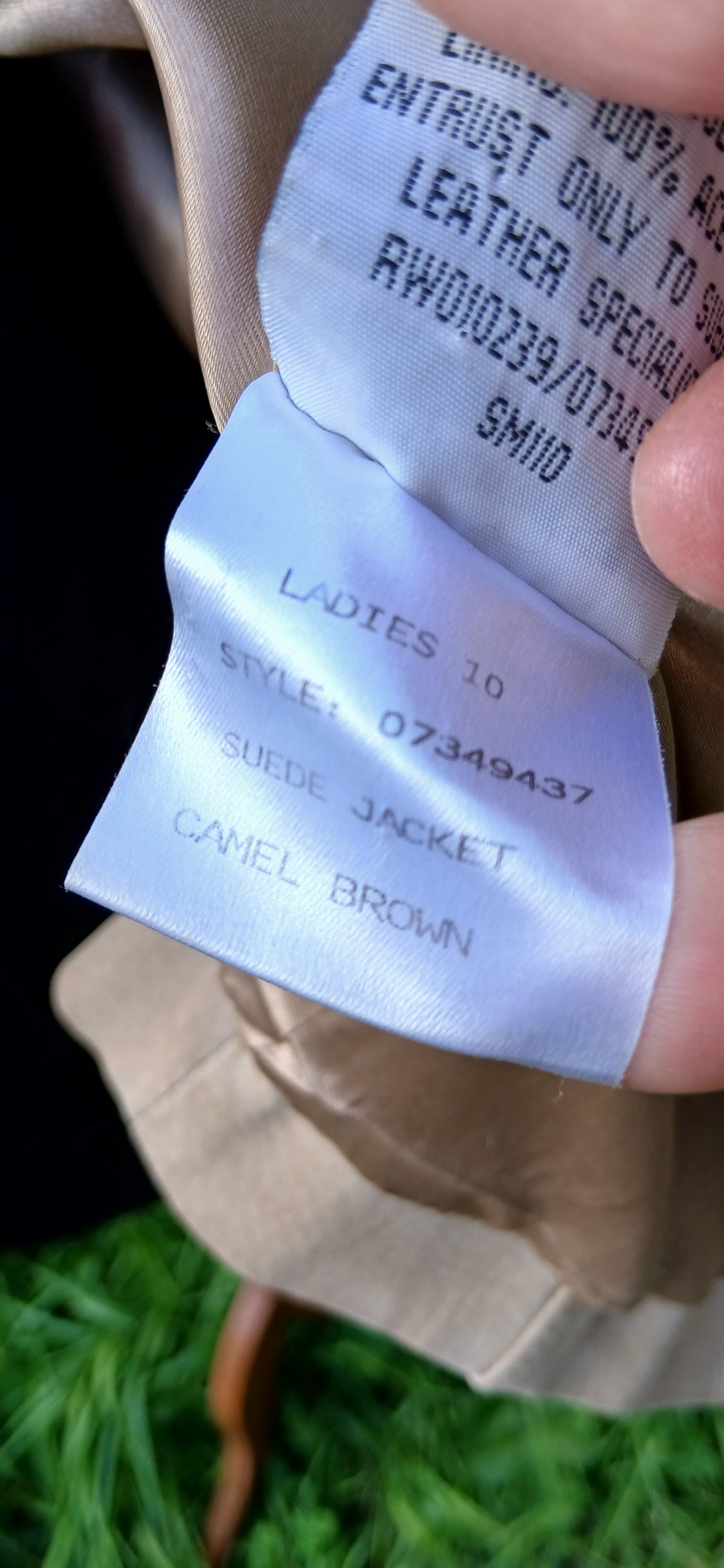 Vintage leather jacket size 10