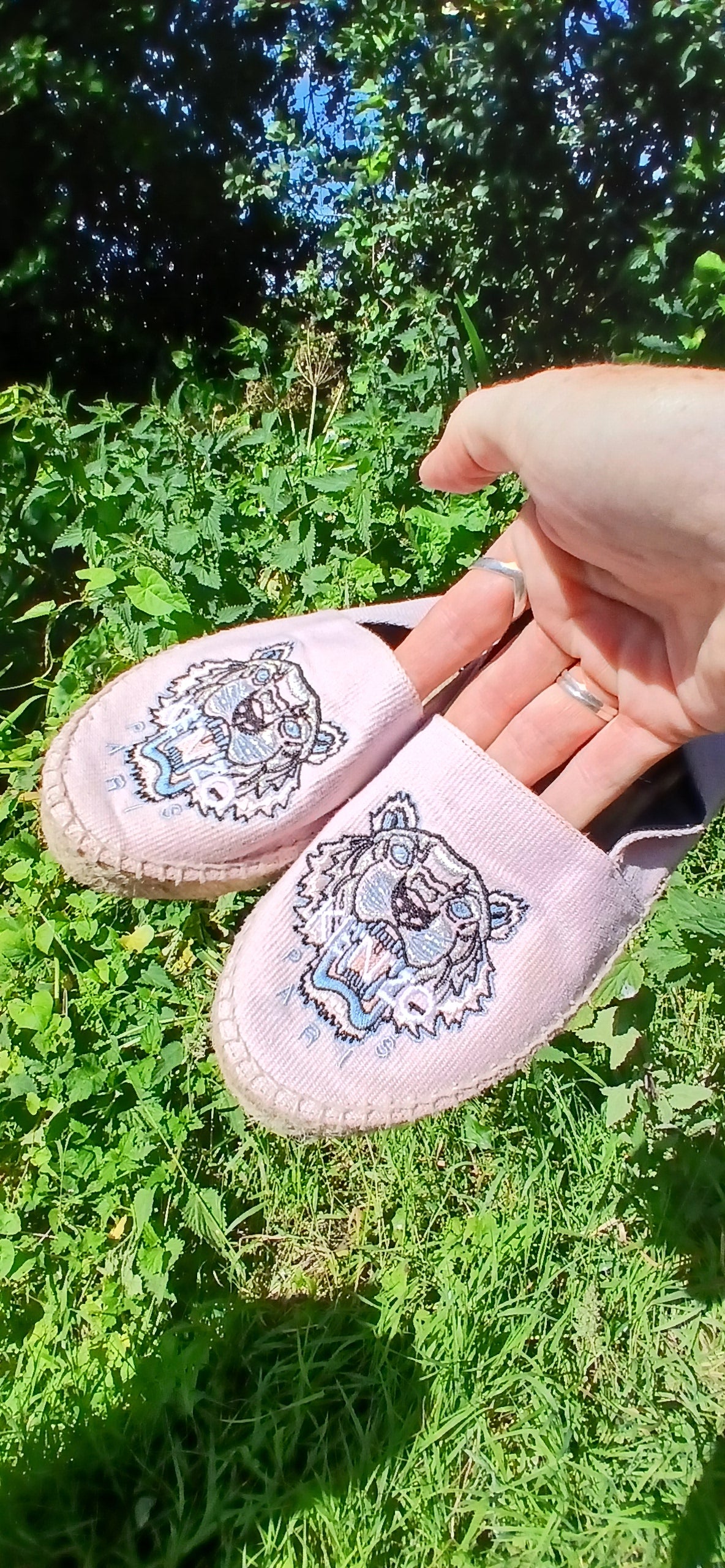kenzo espadrilles size 4