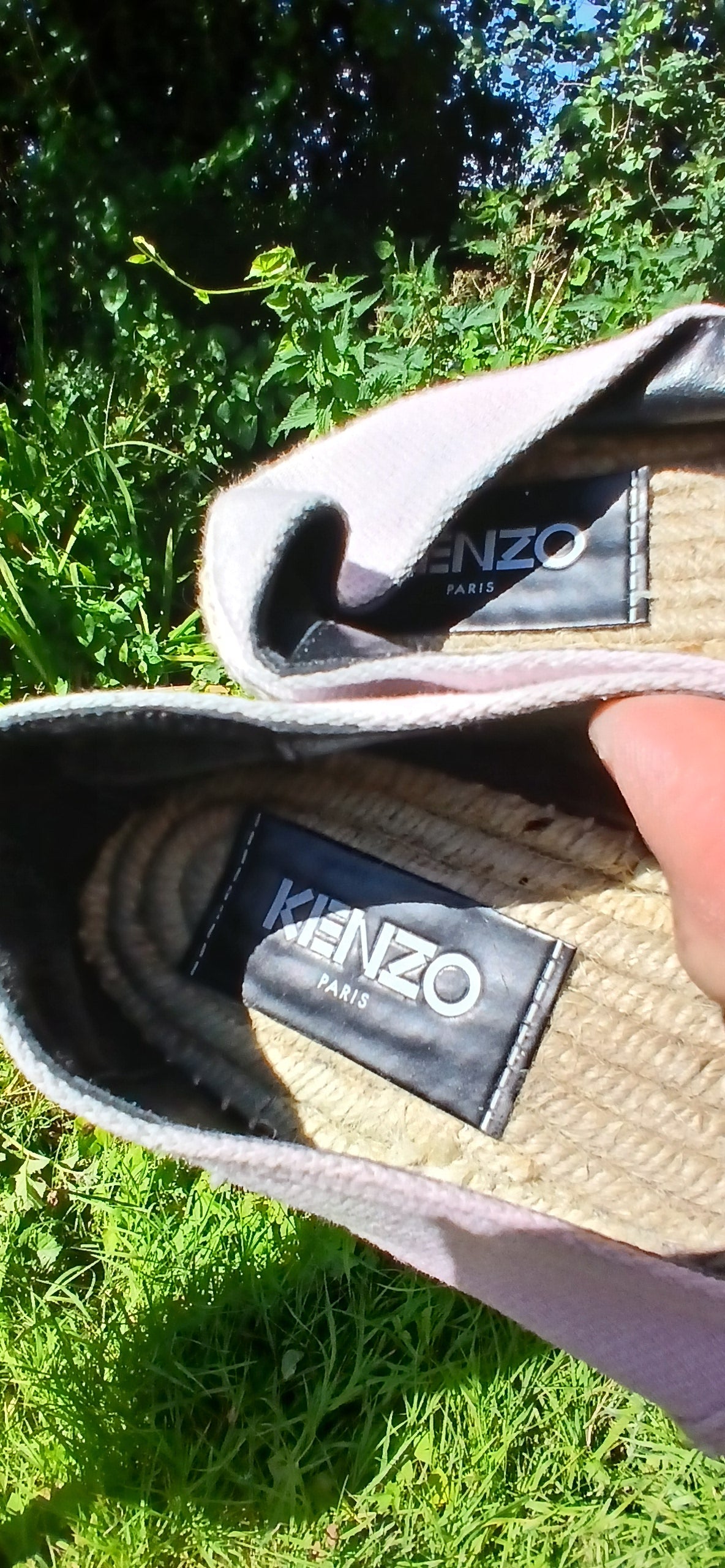 kenzo espadrilles size 4