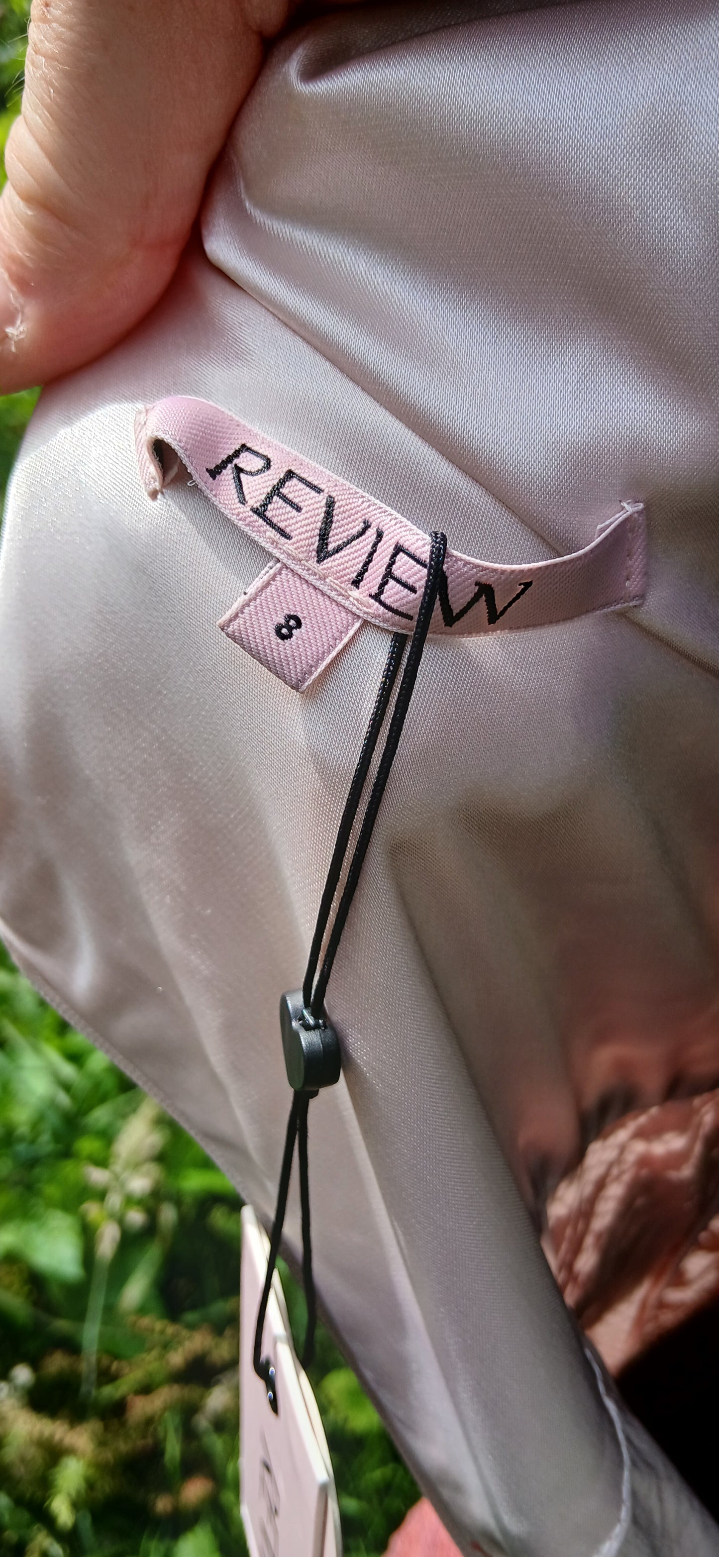 Review dress size 8