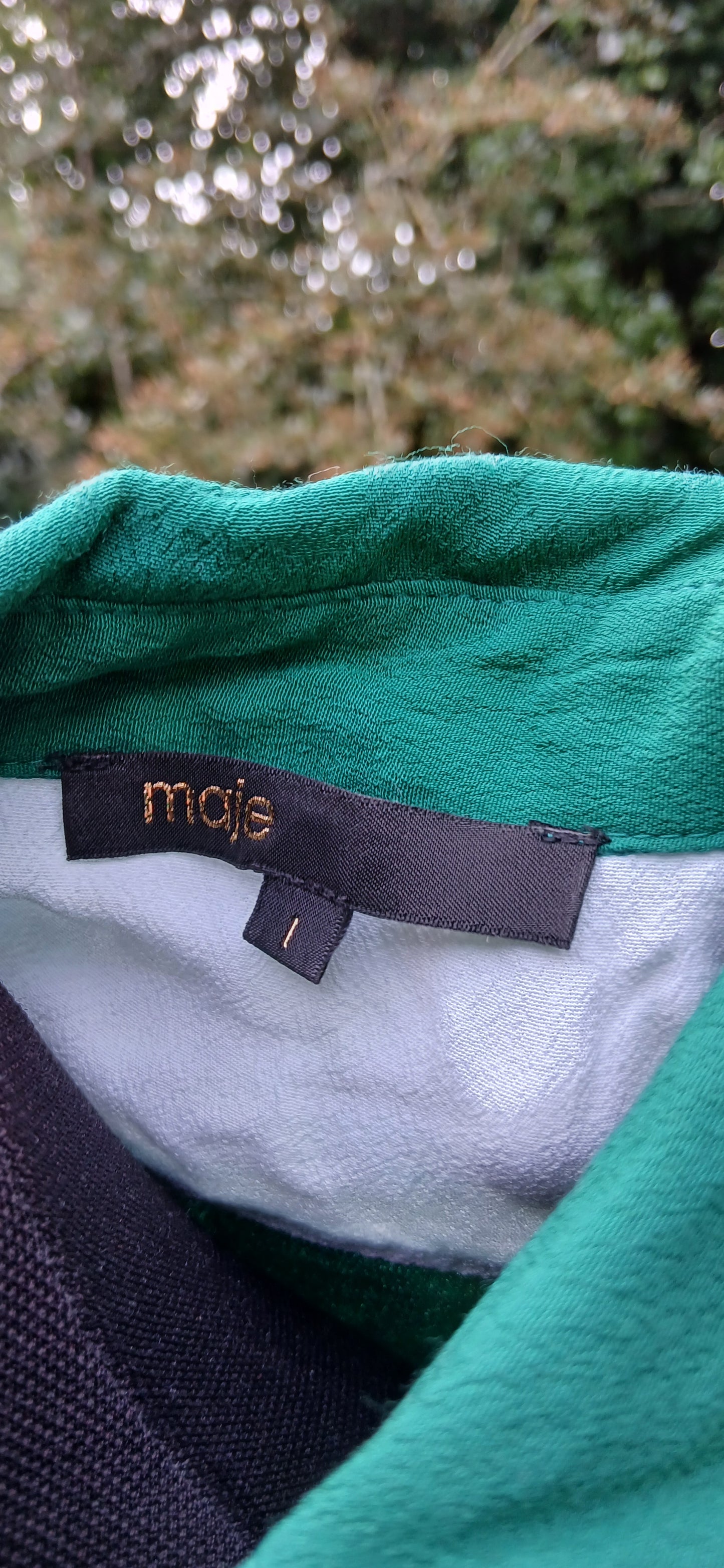 Maje shirt size