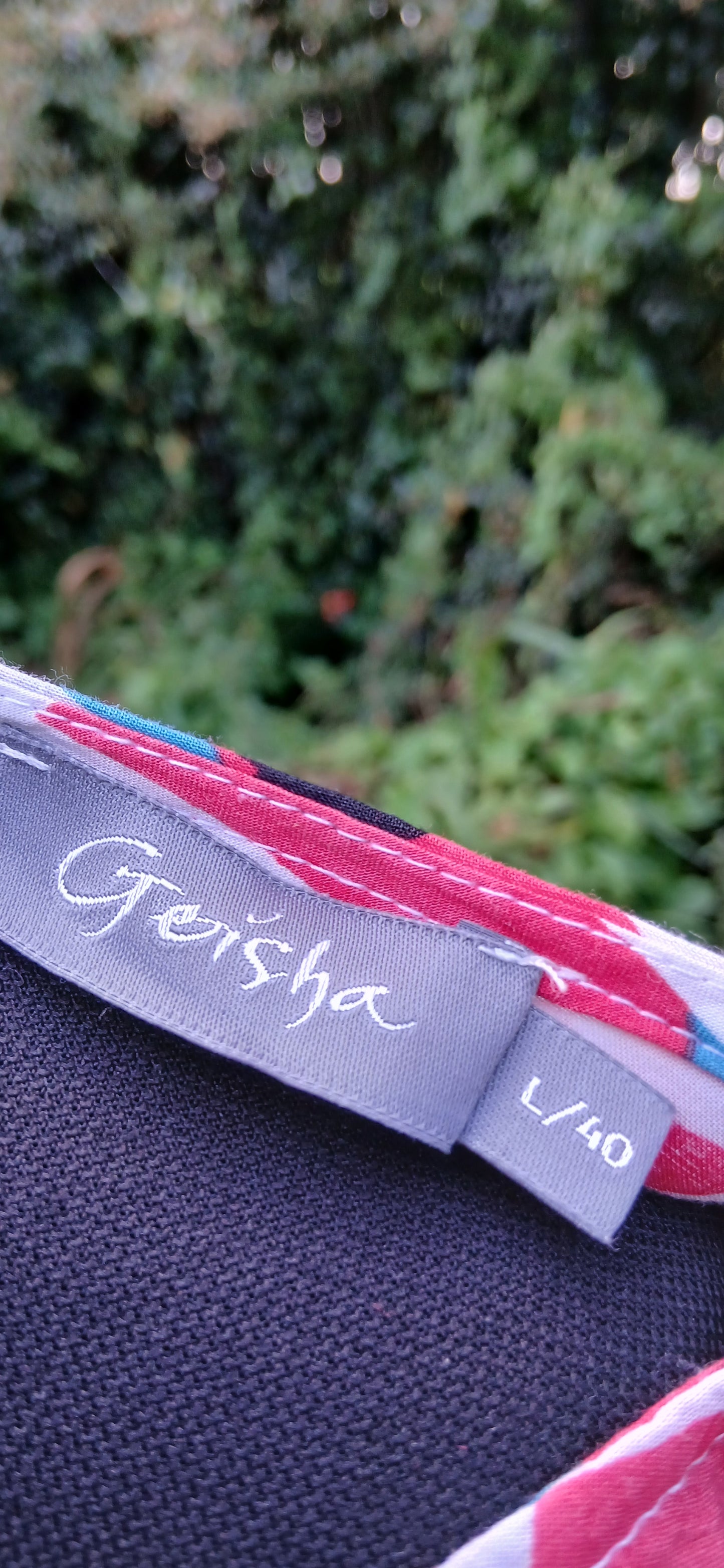 Geisha top size 12