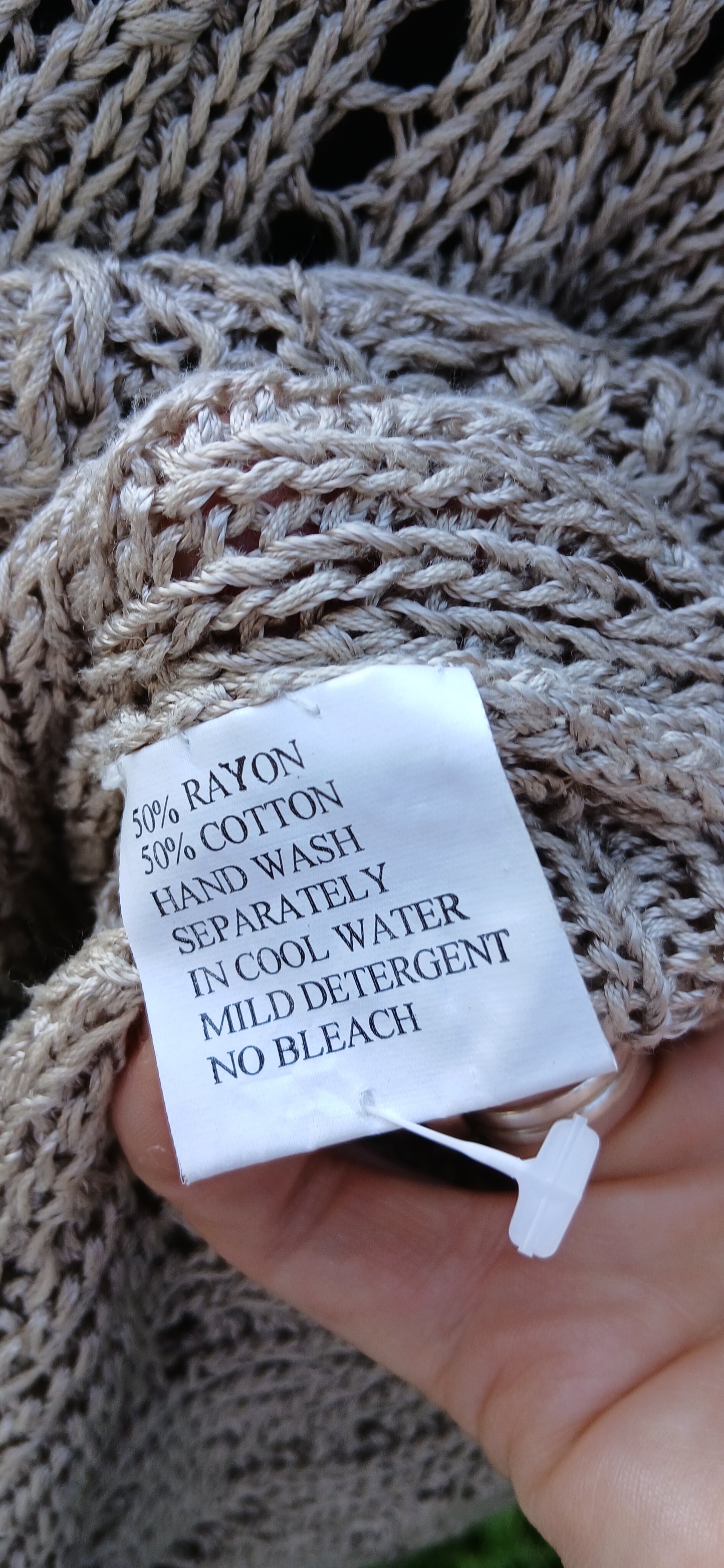 Hand knitted cardigan size 10