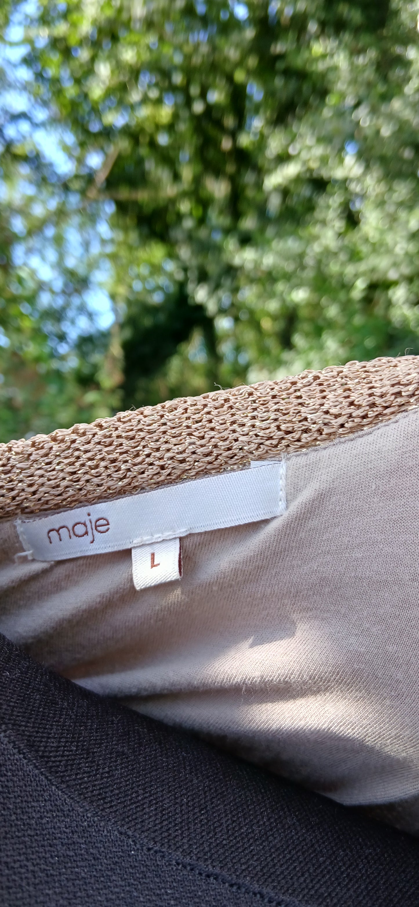 Maje cardigan size 12