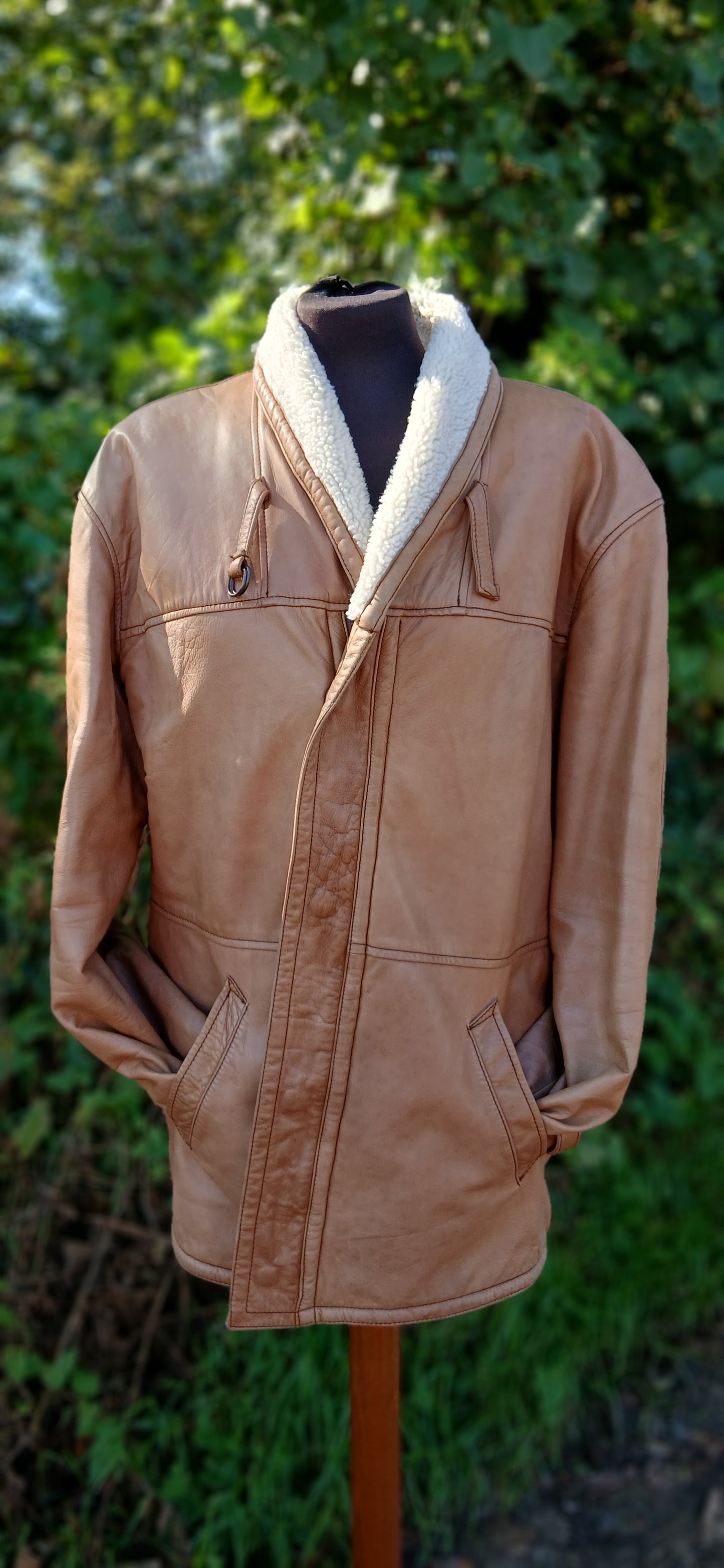 Shearling vintage coat size 16