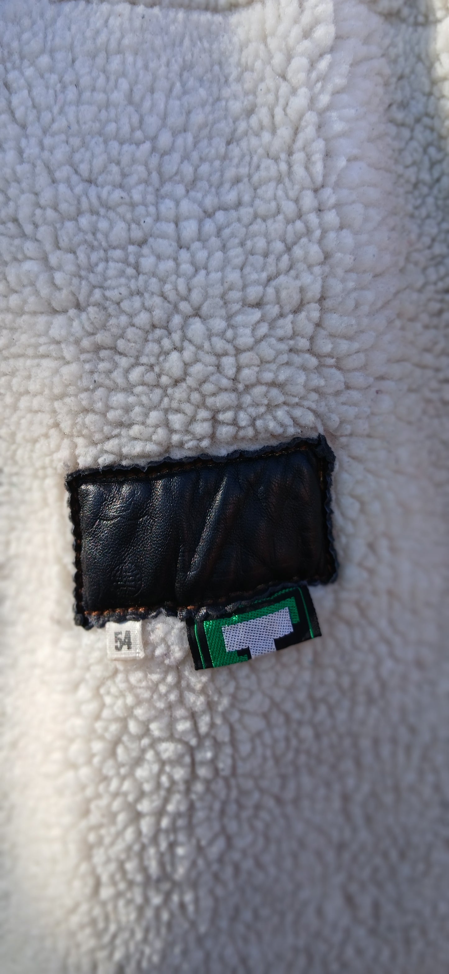 Shearling vintage coat size 16