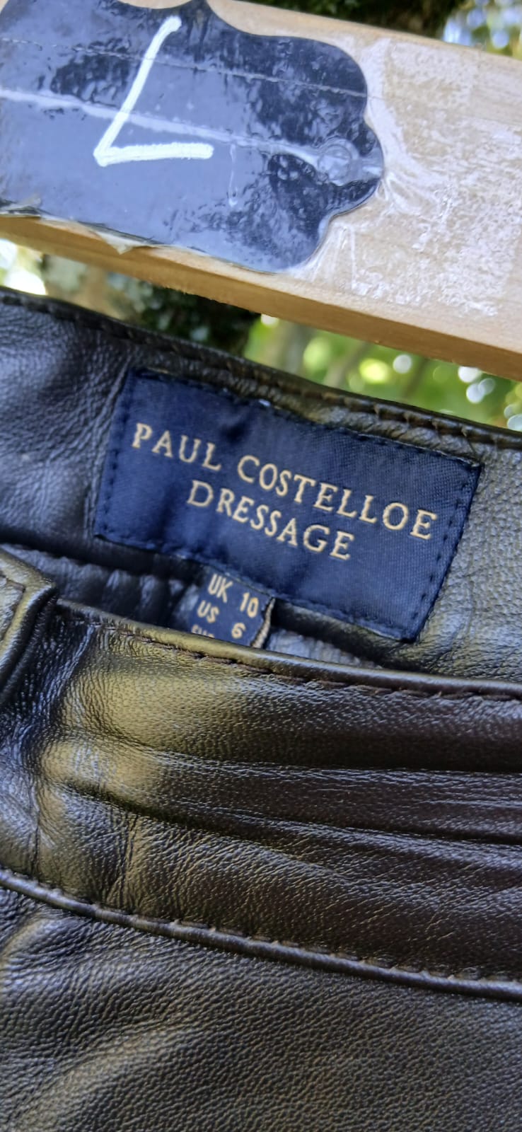 Paul Costello leather pants size 10