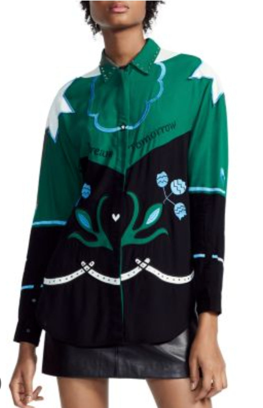 Maje shirt size