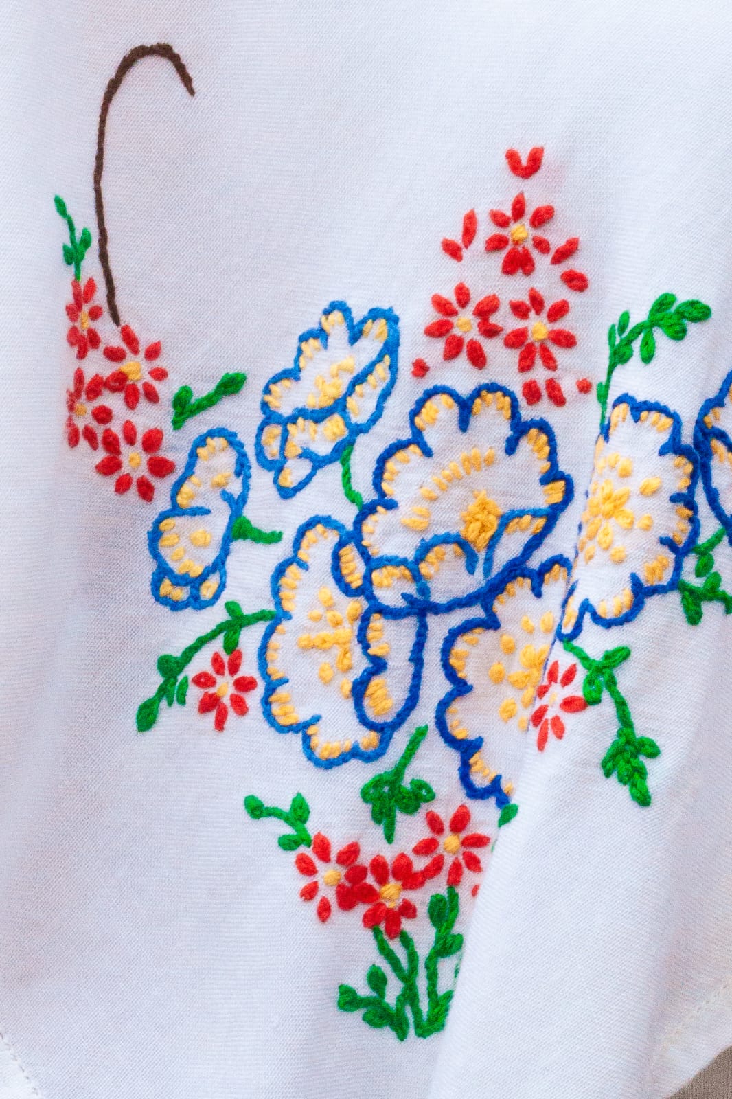 Vintage Poncho One size up to size 18