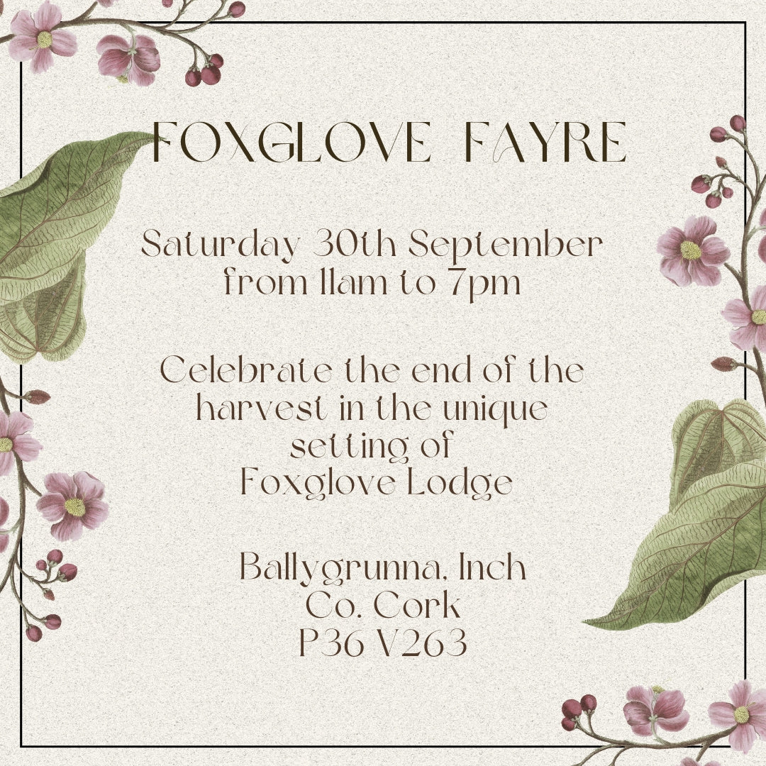 Foxglove Fayre 30th September