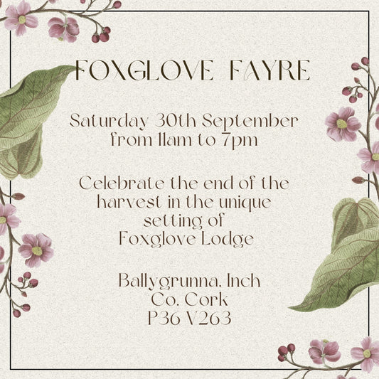 Foxglove Fayre 30th September