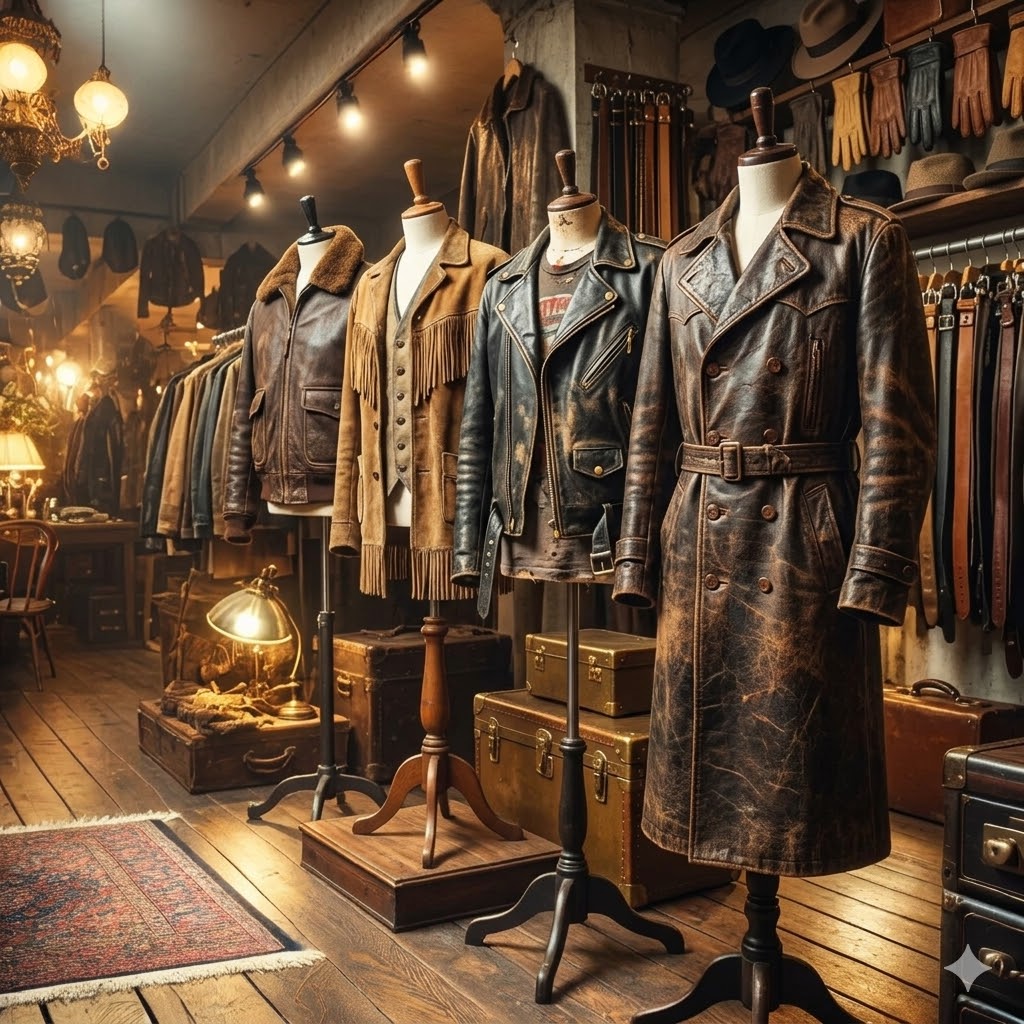 Leather: Vintage & New Styles