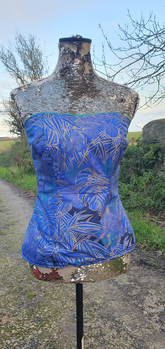 Reworked Silk Top