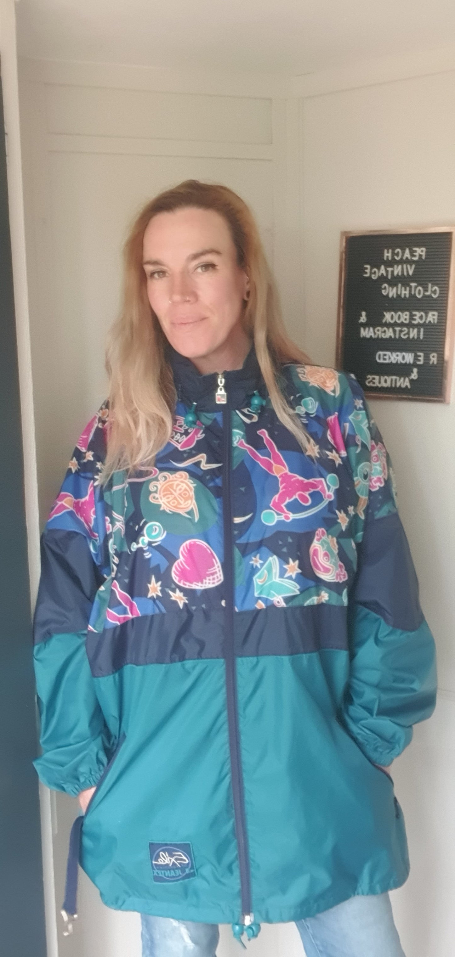Vintage shell jacket up to size 20