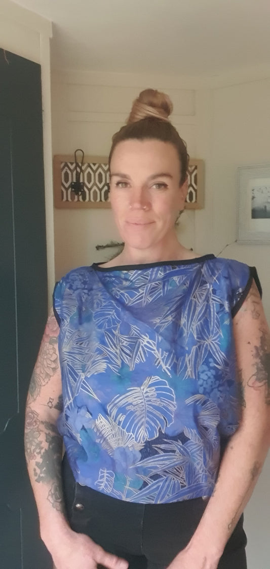 Reworked Silk Top