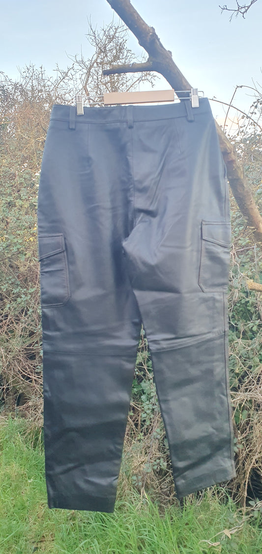 Claude Pierlot Leather Pants size 14
