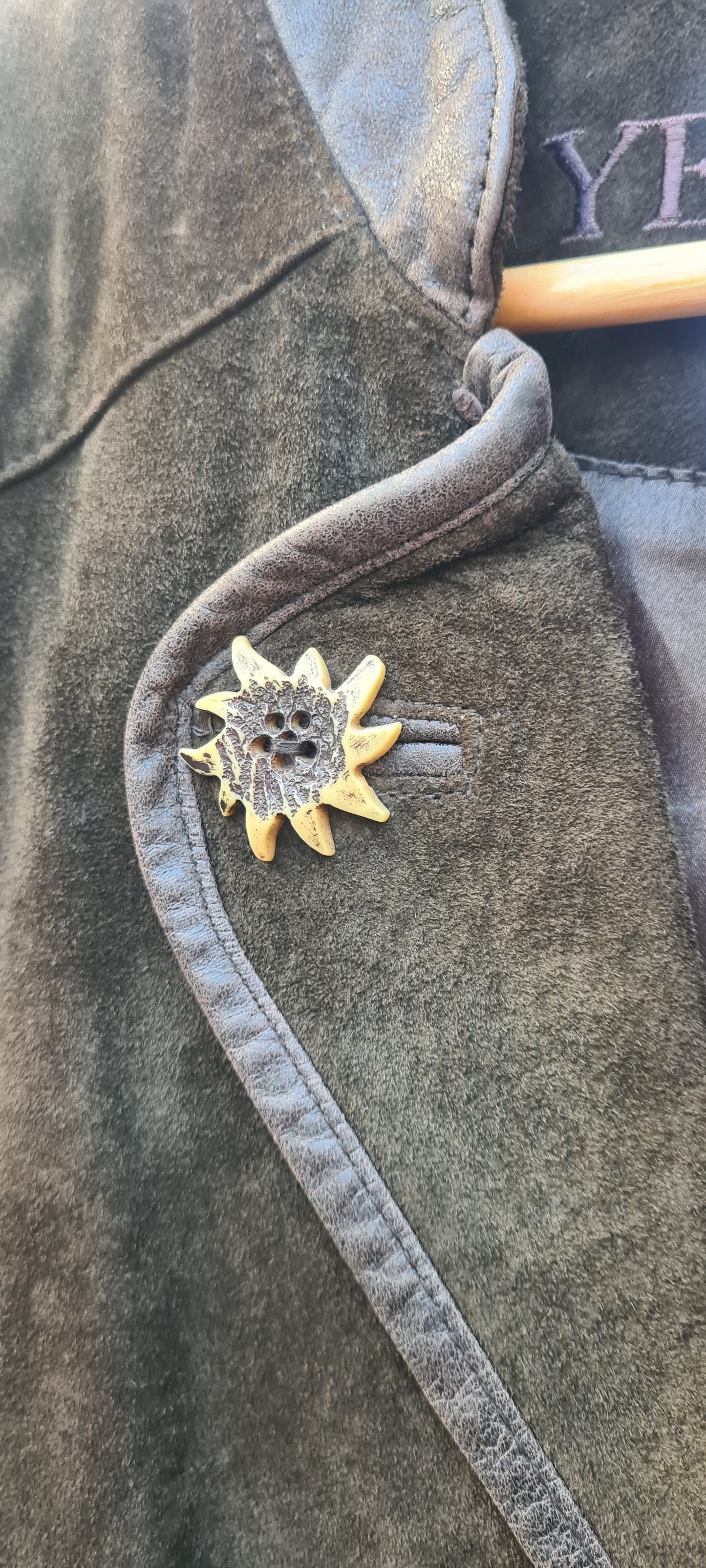 Vintage leather jacket size 16