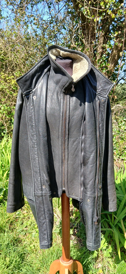 Vintage leather jacket size 18