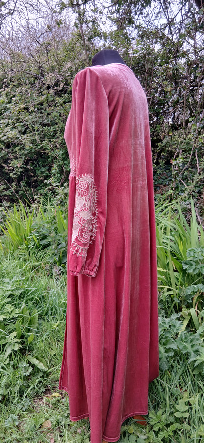 Velvet kimono one size