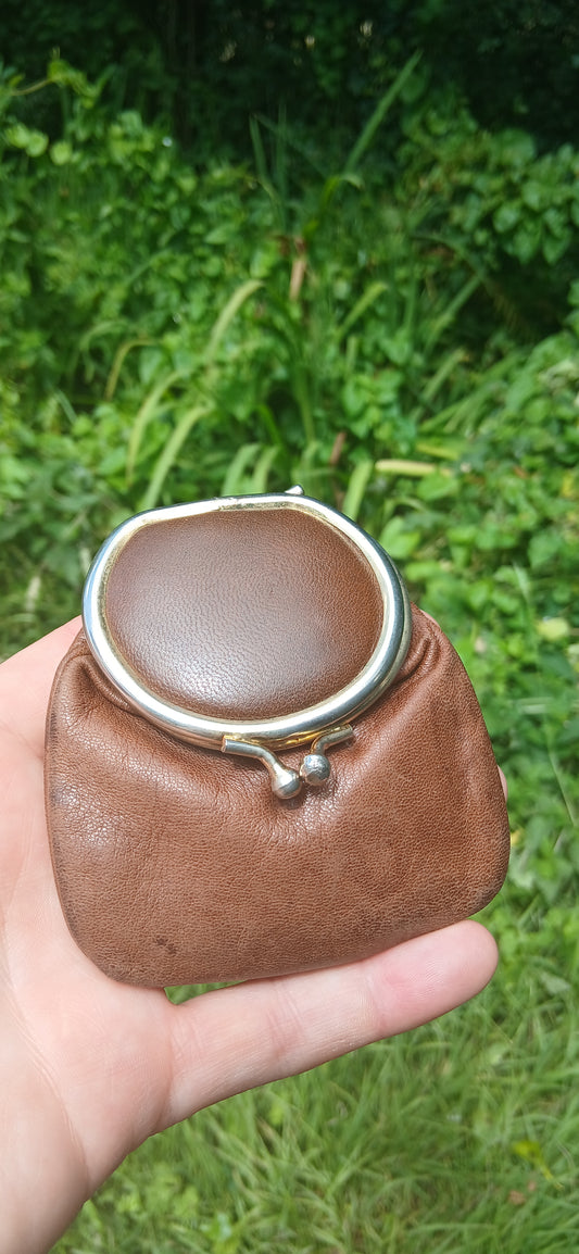 Vintage leather purse
