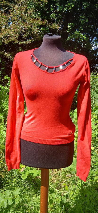 Versace top size 8