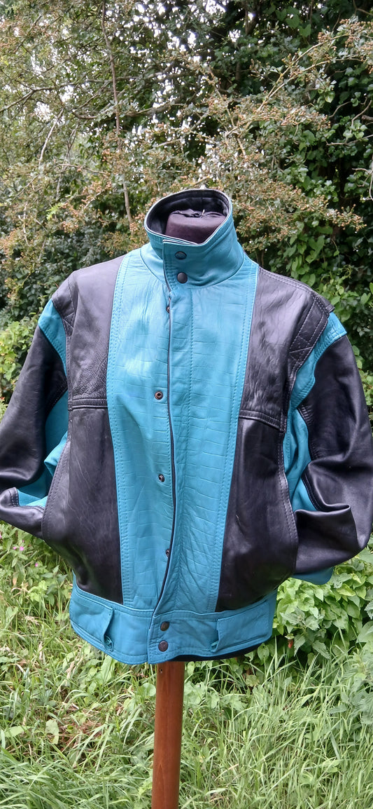 Vintage leather Jacket size 12