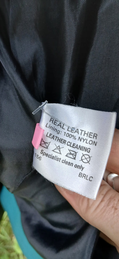 Vintage leather Jacket size 12