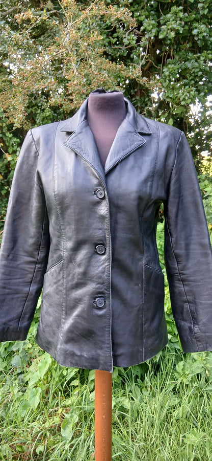 Vintage Leather Jacket size 10