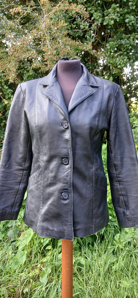 Vintage Leather Jacket size 10