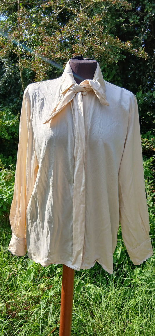 Vintage silk blouse size 12