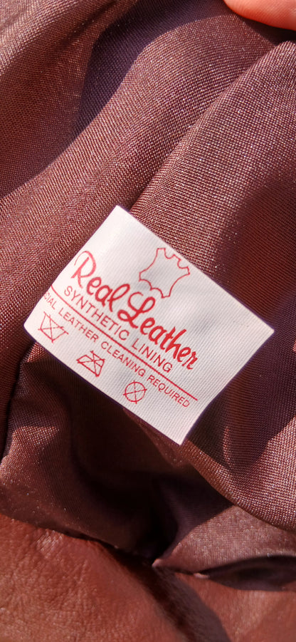 Vintage leather Jacket size 12