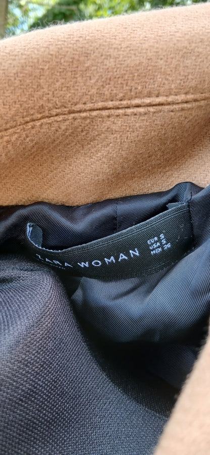 Zara coat size 8