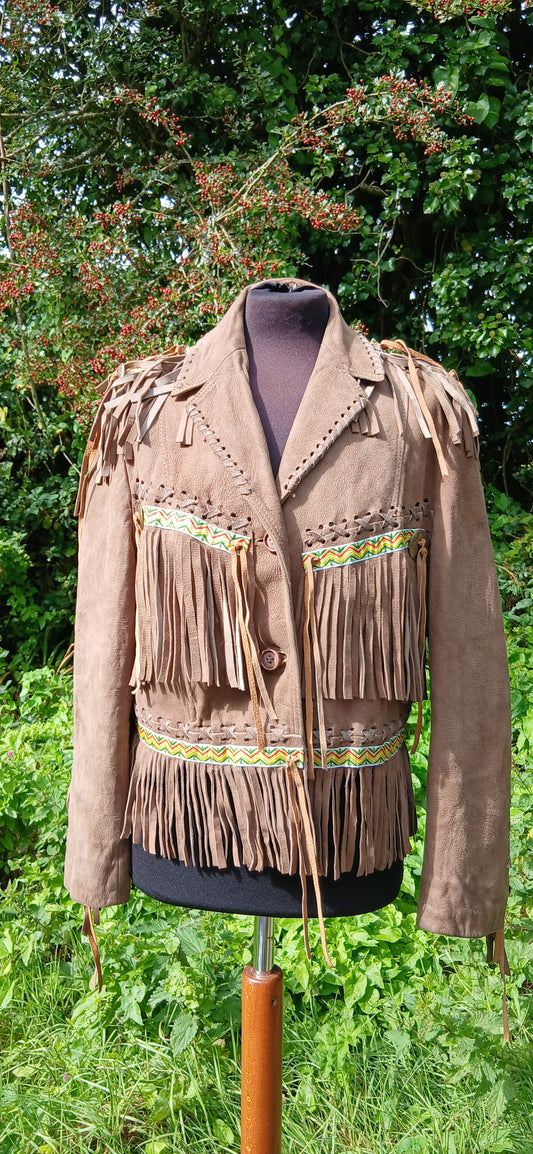 Vintage leather Jacket size 14