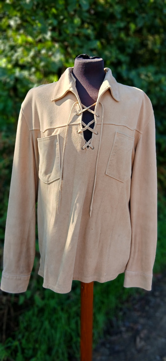 Vintage suede shirt up to size 18