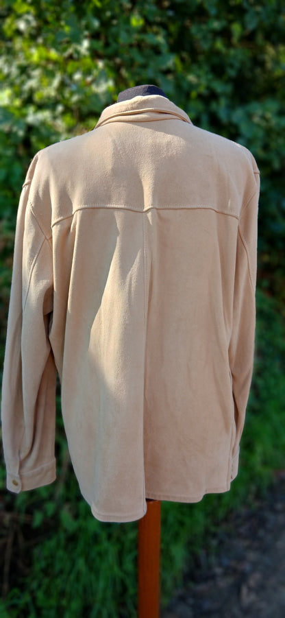 Vintage suede shirt up to size 18