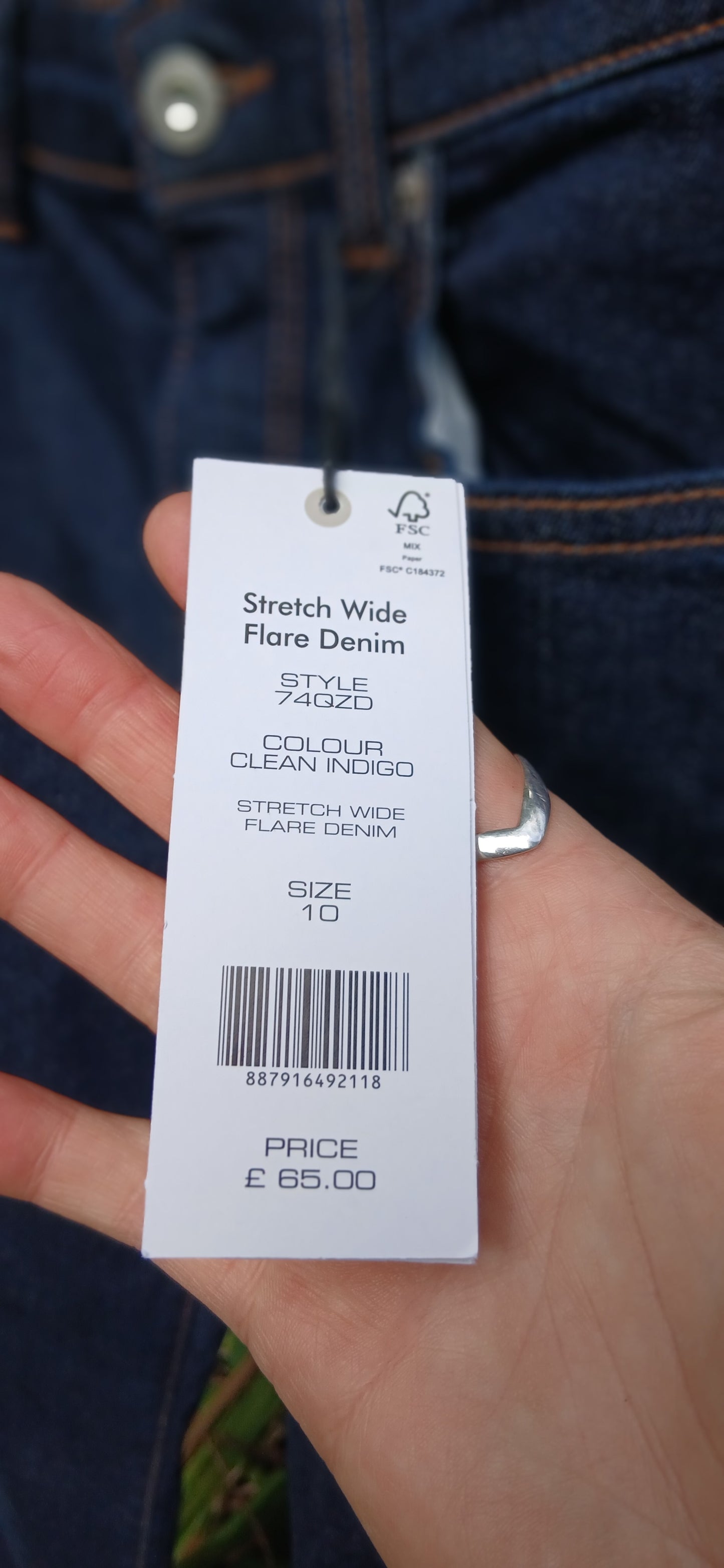 French connection jeans size 10