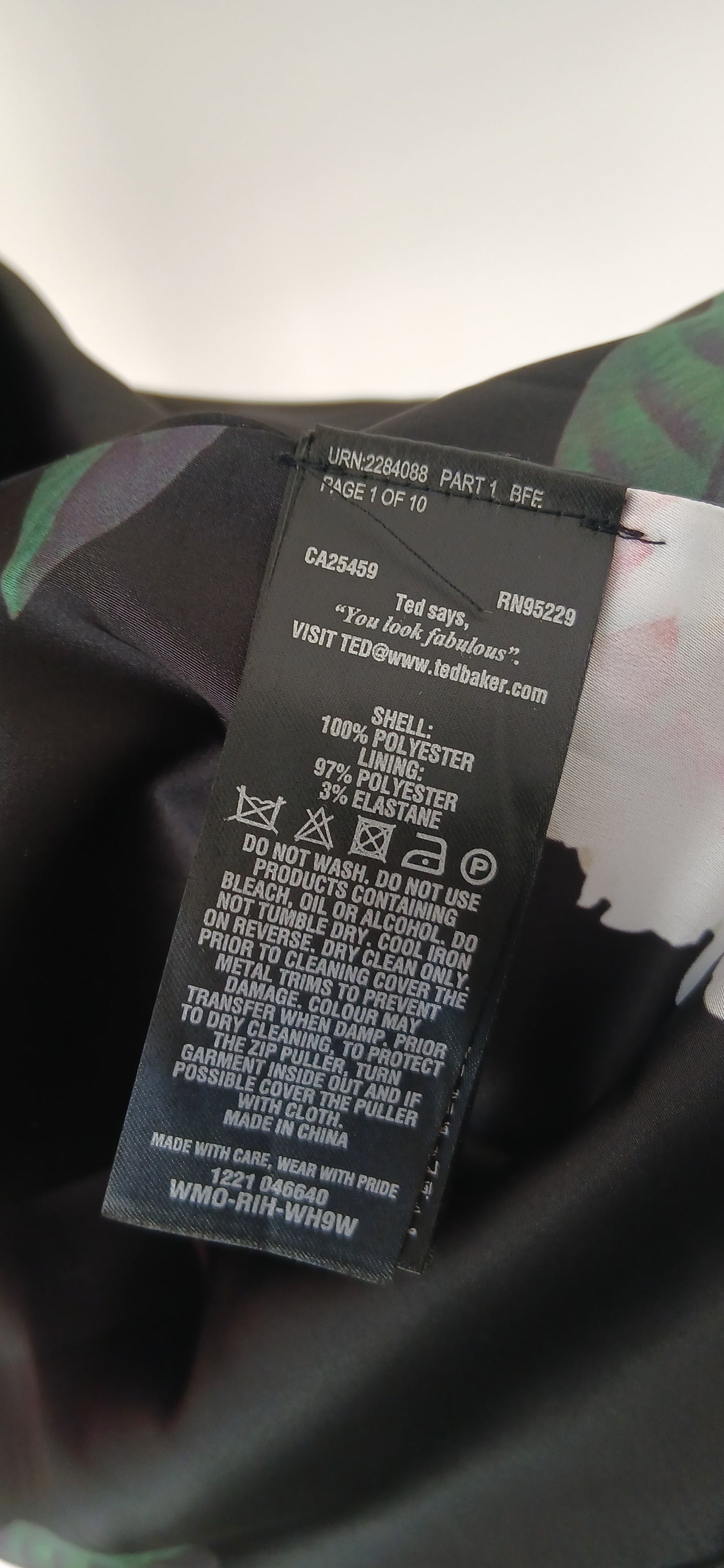 Ted Baker Parka size