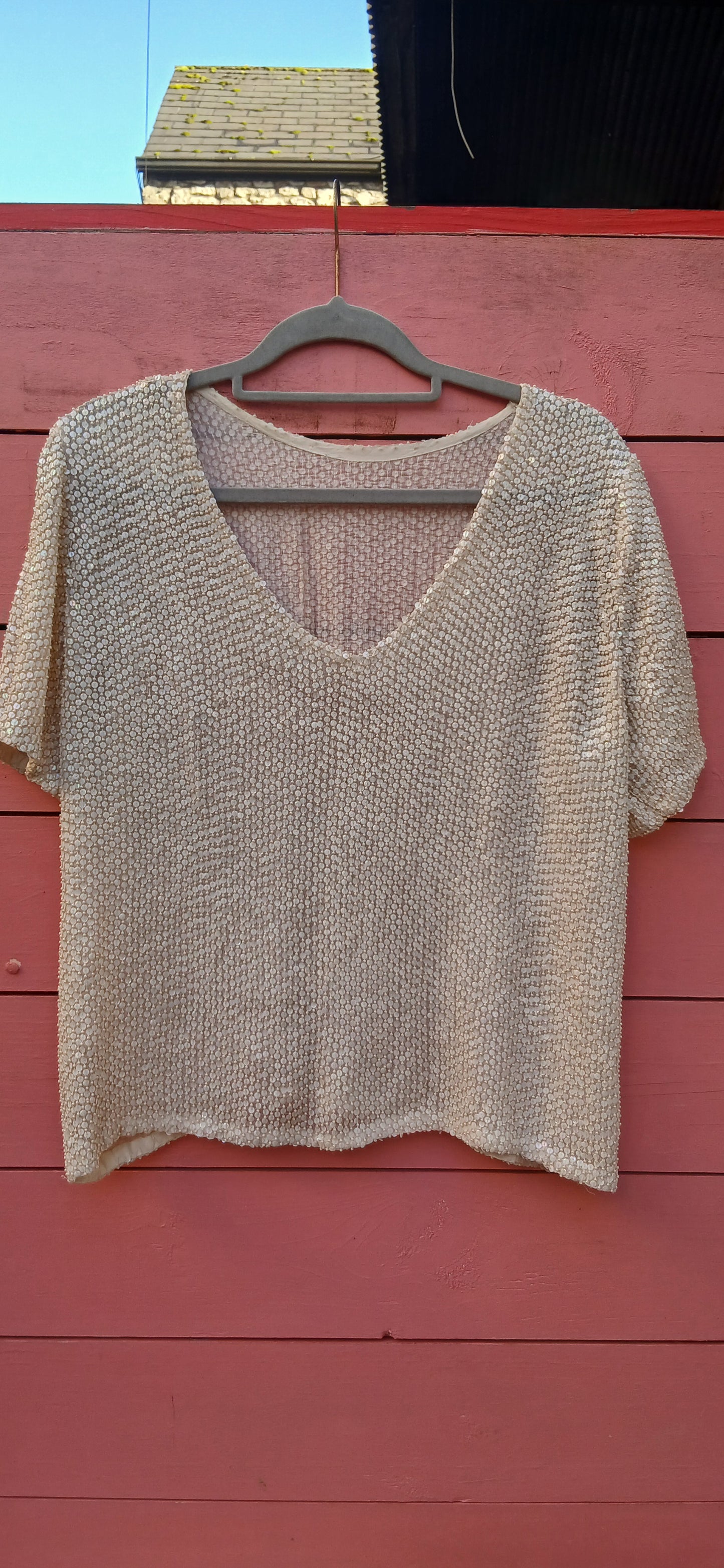 Vintage silk top size 14