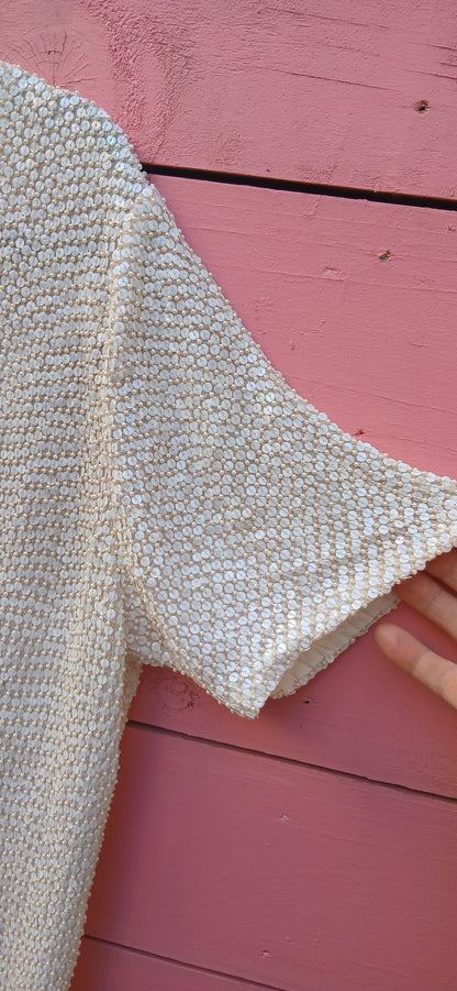 Vintage silk top size 14