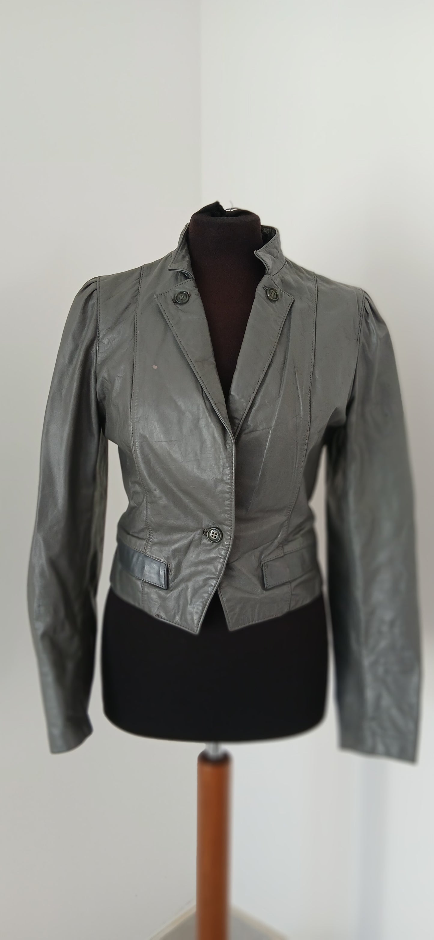 Bernians leather jacket small
