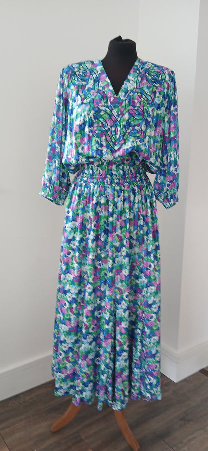 Vintage kanga dress one size