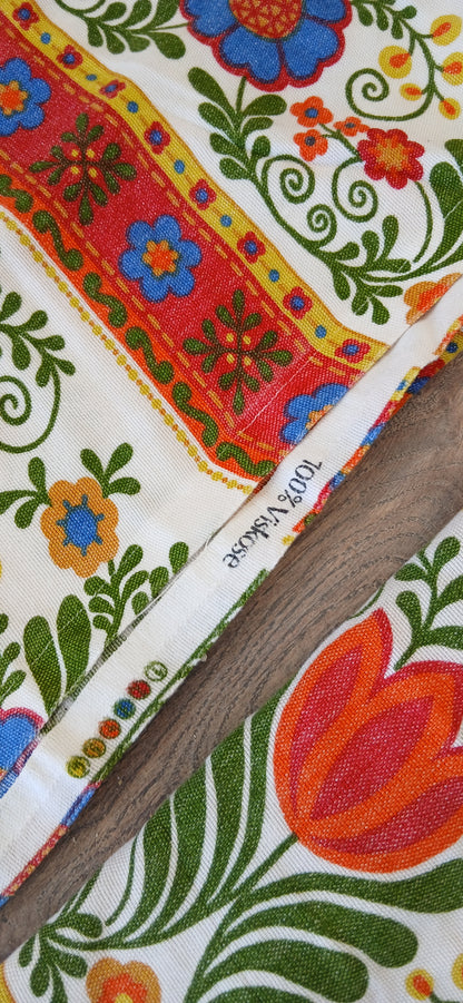 1970s Curtains drop 63'
