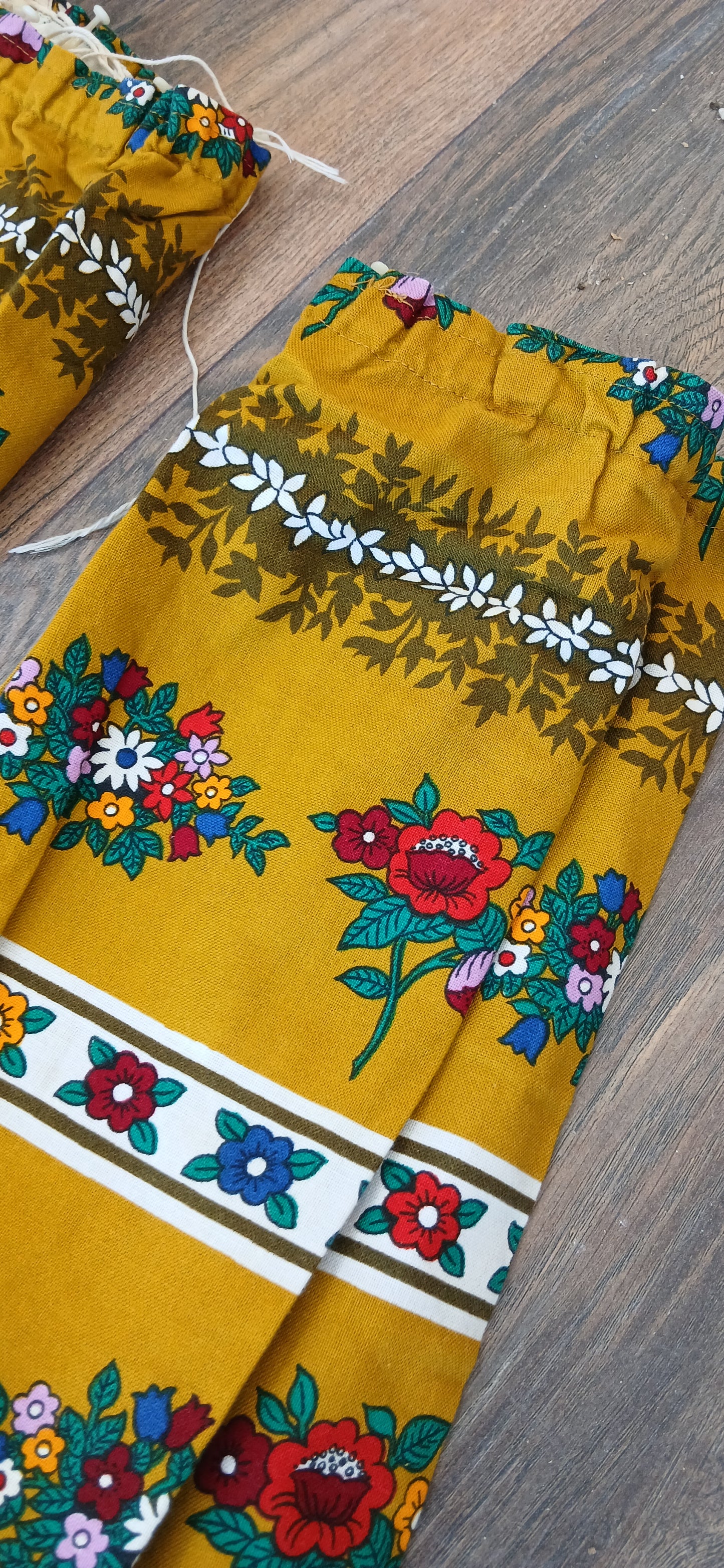 Vintage curtains drop 50'