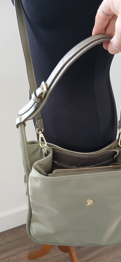 US polo tote hobo bag