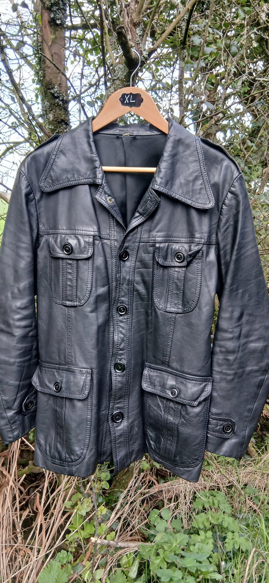 Leather Jacket XL