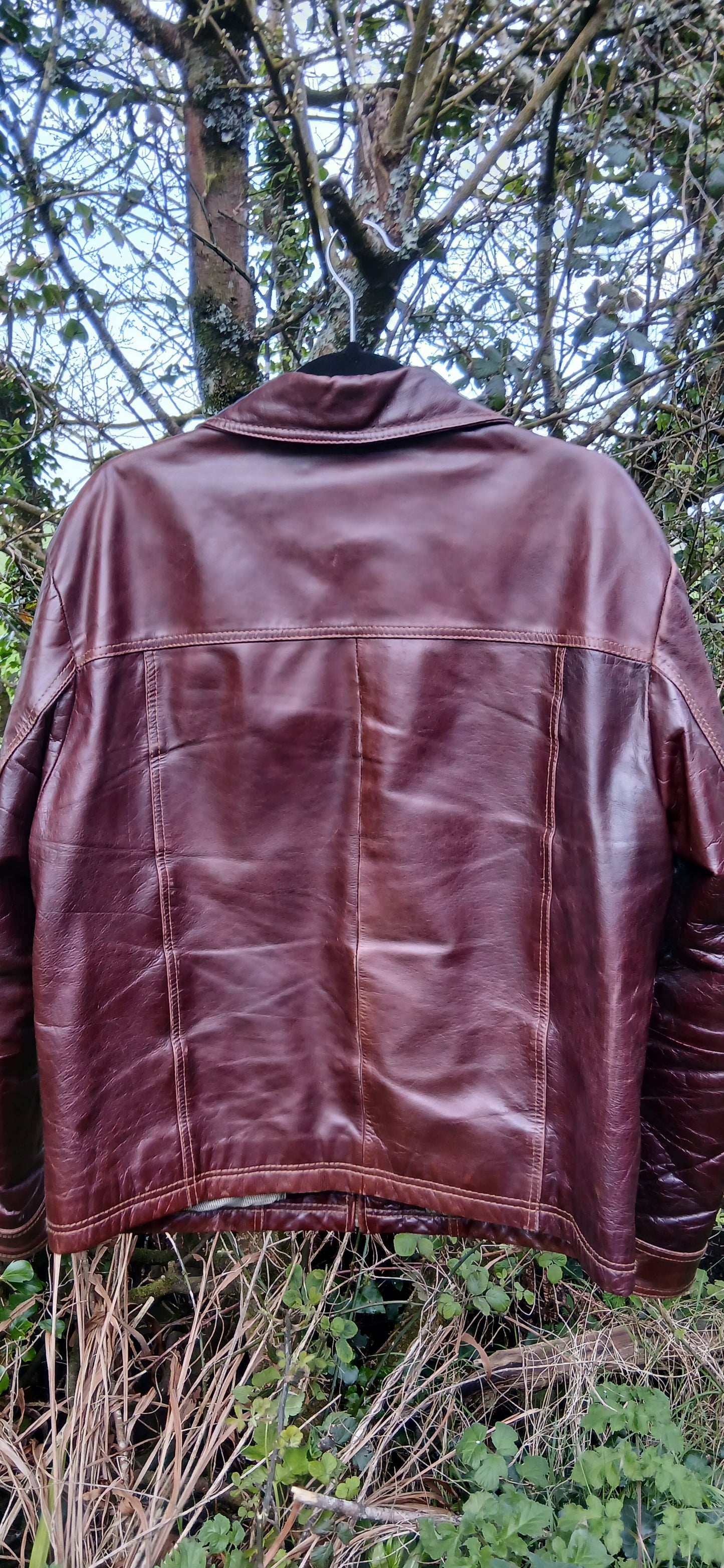 Vintage leather jacket XL