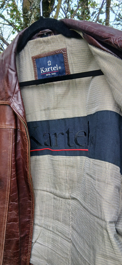 Vintage leather jacket XL
